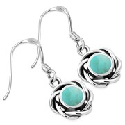 Turquoise Sterling Silver Earrings, e367
